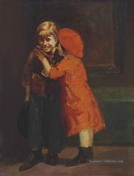 In the Corner George loue enfants enfants enfants impressionnisme enfant Peinture à l'huile